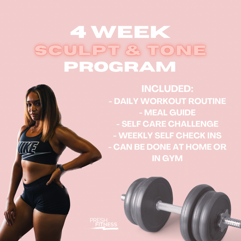 4 Week Sculpt & Tone Program [2023]